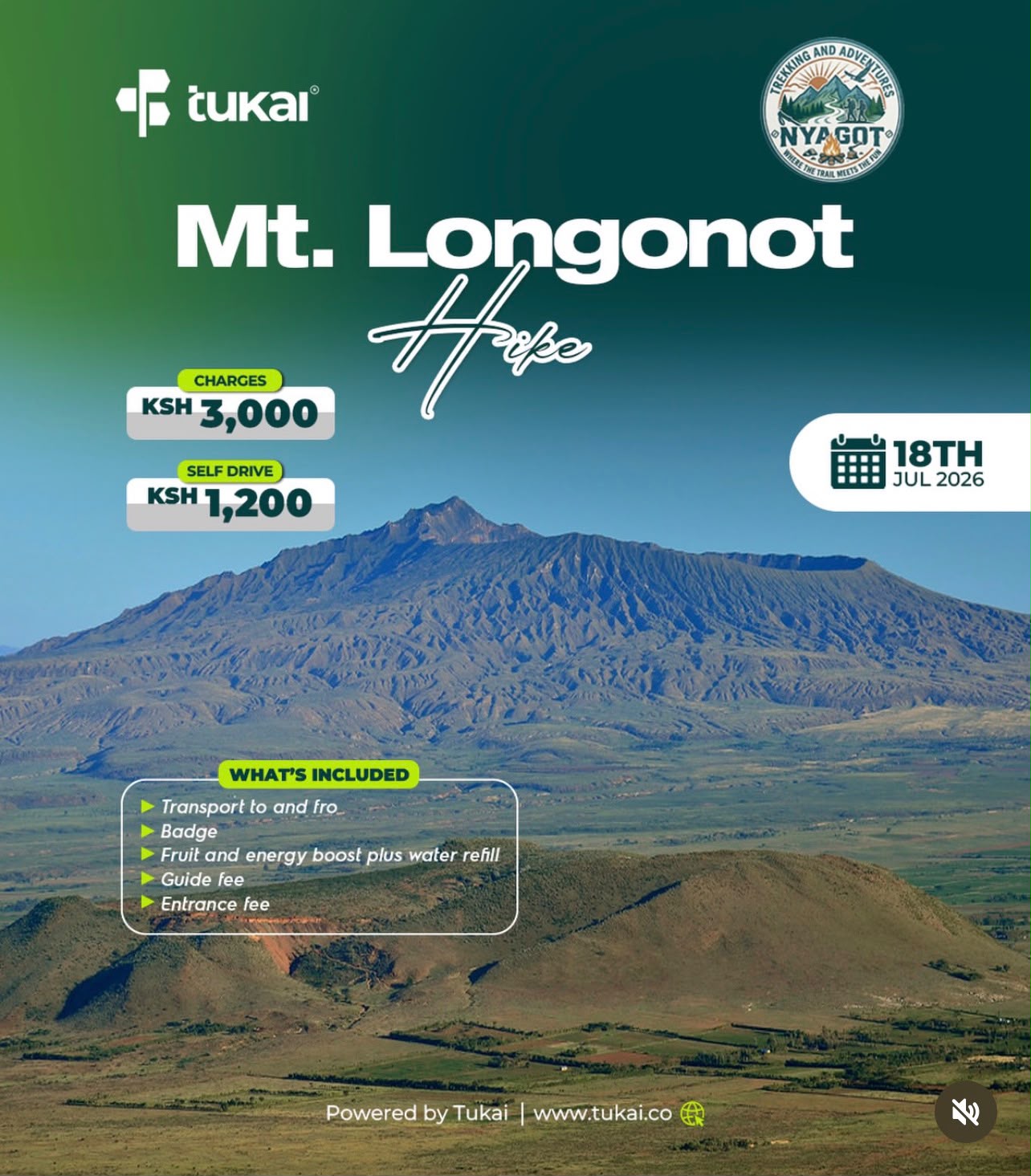Mt. Longonot Hike